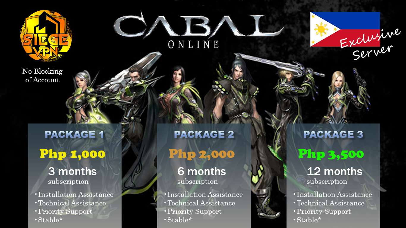 How to Play Cabal Philippines Abroad | 95% Uptime with Support
